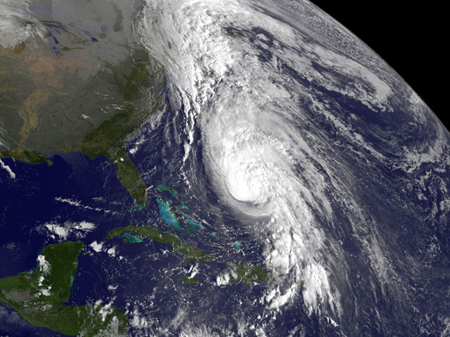 Hurricane Rafael Spotted from Space